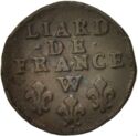 1 Liard (Louis XIV - W - Lille)