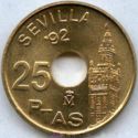 25 Pesetas (Expo´92 - Sevilla - La Giralda)