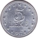 5 Lekë (Circulation)