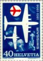 Ancient & Modern Airliner, Swissair Badge