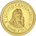 5,000 Pesetas (V Centenary Discovery of America - 2ª serie)