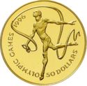 50 Dollars (XXVI Summer Olympic Games 1996 Atlanta - Gymnastics)