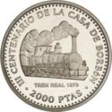 2,000 Pesetas (300th Anniversary of the House of Bourbon - Alphonse XII)