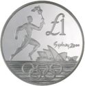 1 Pound (XXVII Sum. Olym. Games 2000 Sydney - Silver ed.)