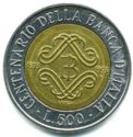 500 Lire (Bank of Italy) II Type