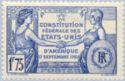 150th Anniversary US Constitution, France Congratulating USA