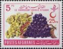 Grapes (Vitis vinifera), overprinted