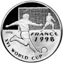500 Afghanis (XVI World Cup Soccer 1998 France)