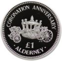 1 Pound (40th Anniversary of the Coronation)