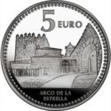 5 Euro (Cáceres - Arch of La Estrella)