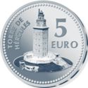 5 Euro (La Coruña - Tower of Hercules)