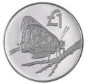 1 Pound (Butterfly - Silver edition)