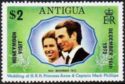 Princess Anne and Captain Mark Phillips - Overprinted