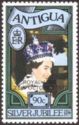 The Queen after Coronation - Overprinted