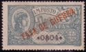 Overprinted Fiscal Stamp