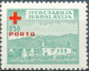 Charity stamp (Red Cross week) with surcharge "Porto