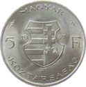 5 Forint (Governor-president Lajos Kossuth)