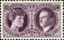 Grand Duchess Charlotte and Prince Felix (25c violet)