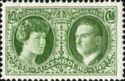 Grand Duchess Charlotte and Prince Felix (50c green)