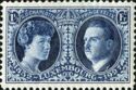 Grand Duchess Charlotte and Prince Felix (1½ Fr. blue)