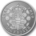 500 Kroner (Her Majesty Queen Margrethe II's 70th birthday)