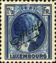 Grand Duchess Charlotte facing Right (1½ Fr. Official-blue)