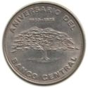 10 Colones (25th Anniversary of Central Bank)