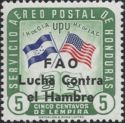 Flags of Honduras and the United States