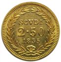 2.50 Scudi (Gregorio XVI)