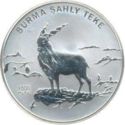 1,000 Manat (Markhor - Silver)
