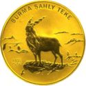 1,000 Manat (Markhor - Gold)