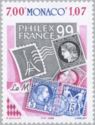 Eiffel Tower, Paris; Stamps from France and Monaco