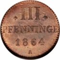 3 Pfennig ("III")