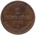2 Pfennig (1/50 Mark)