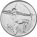 100 Lire (XXII Olympic Games - Archery)