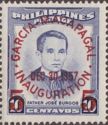 Jose Burgos Issue of 1955 Ovpt GARCIA-MACAGAPAL INAUGURATION
