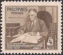 Franklin D. Roosevelt (1882-1945) with Stamp Collection