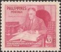 Franklin D. Roosevelt (1882-1945) with Stamp Collection