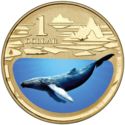 1 Dollar (Polar Animals - Humpback Whale)