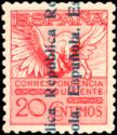 Pegasus overprinted