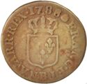 1 Liard (Louis XVI - B - Rouen)