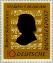 Silhouette of Robert Schumann (1810-1856), original notes