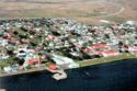 Aerial view of Stanley, Falkland Islands