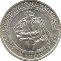 1,000 Lire (V Centenary of the Discovery of America)