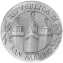 5,000 Lire (1700 ° Republic of San Marino)