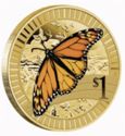 1 Dollar (Animal Athletics - Monarch Butterfly)