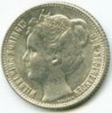 ½ Gulden (Halve Gulden - With 50 C. - Inhuldigingsportret)