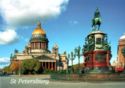 Saint Petersburg. St. Isaac's Cathedral and the Monument to Nicholas I
