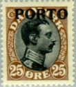 King Christian X - overprinted PORTO