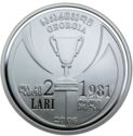 2 Lari (25th Anniv. of Dinamo Tb. victory in UEFA)
